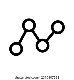 Icono de gráfico de barras Símbolo de diseño Ilustración
