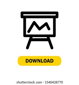 Bar Graph Icons in Line Style for any Purposes.Perfect for website mobile app presentation and any other projects. Suitable for any user interface and user experience
