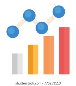 Bar graph spot in the top