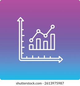Bar Graph vector icon. Can be used for printing, mobile and web applications.