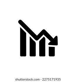 Bar graphic icon black. Perfect Black pictogram illustration. Business chart with arrow. Growths chart collection. Profit growing sumbol. Progress bar. Bar diagram. Chart Increase.