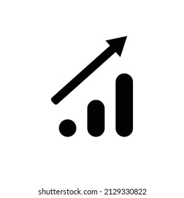 Bar graphs, charts. Business and finance. Editable vectors.