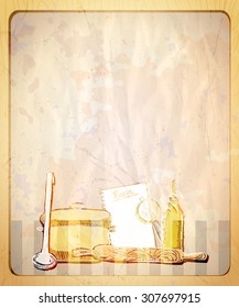 Bar Grill and Pizza menu template.
