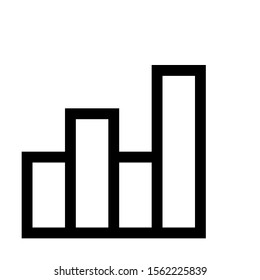 Bar Icon. Graph Chart Statistic Icon Symbol