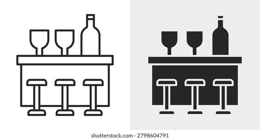 Bar Icon represents beverage service, nightlife venues, and hospitality businesses.