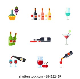 Bar icon set