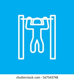 bar icon  tightening isolated vector sign symbol