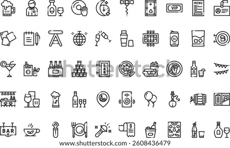 Bar icons High-Quality Vector Icons Collection with Editable Stroke. Ideal for Professional and Creative Projects