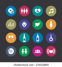 bar icons universal set for web and mobile 