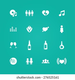bar icons universal set for web and mobile