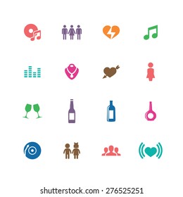 bar icons universal set for web and mobile 