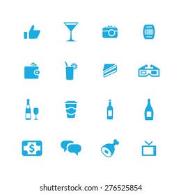 bar icons universal set for web and mobile 