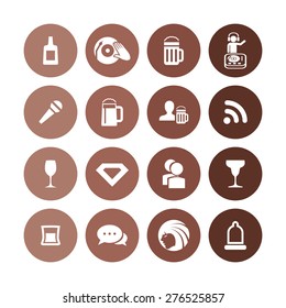 bar icons universal set for web and mobile 