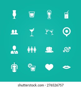 bar icons universal set for web and mobile
