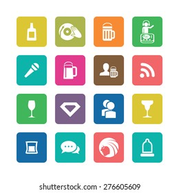 bar icons universal set for web and mobile
