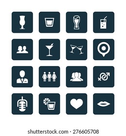 bar icons universal set for web and mobile
