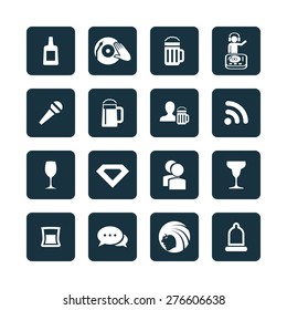 bar icons universal set for web and mobile
