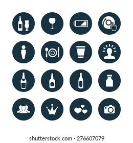 bar icons universal set for web and mobile 