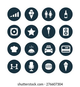 bar icons universal set for web and mobile 