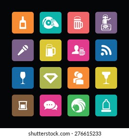 bar icons universal set for web and mobile 