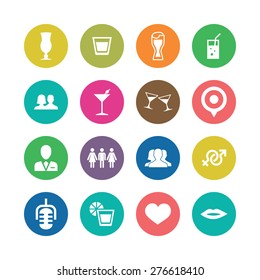 bar icons universal set for web and mobile 