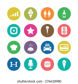 bar icons universal set for web and mobile 