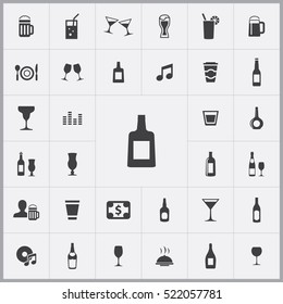 bar icons universal set for web and mobile
