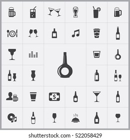 bar icons universal set for web and mobile