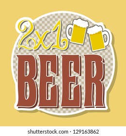 bar label over yellow background. vector illustration