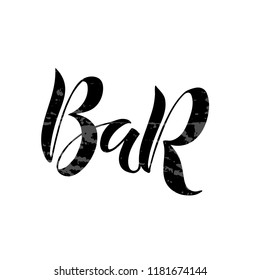 bar lettering text