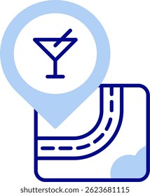 Bar Line vector Icon Design