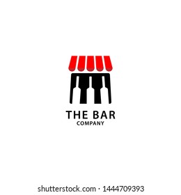 Bar Logo Design, Wine, Drink and Store Icon