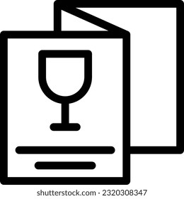 bar menu BUNK BED icons for download
