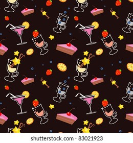 bar menu seamless