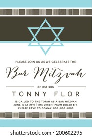 474 Bar mitzvah invitations Images, Stock Photos & Vectors | Shutterstock