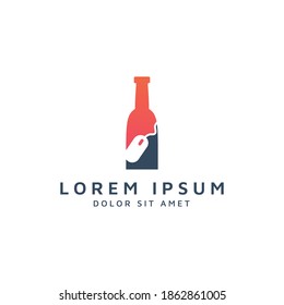 Logo-Design für Stangen und Maus-Negativ