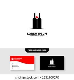 Bar And Night Club Logo, Free Business Card