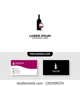 Bar And Night Club Logo, Free Business Card