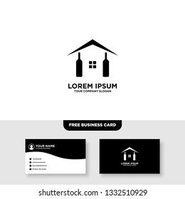 Bar And Night Club Logo, Free Business Card