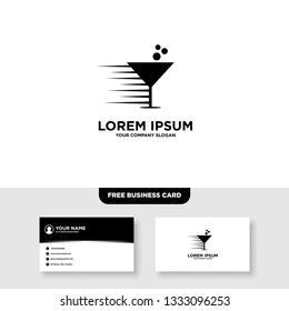 Bar And Night Club Logo, Free Business Card