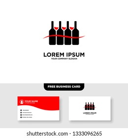 Bar And Night Club Logo, Free Business Card