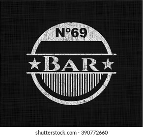 Bar en la pizarra