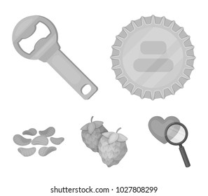 Bar, pub, restaurant, cafe .Pub set collection icons in monochrome style vector symbol stock illustration web.