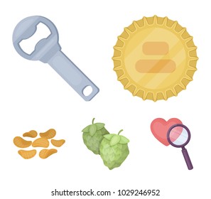 Bar, pub, restaurant, cafe .Pub set collection icons in cartoon style vector symbol stock illustration web.