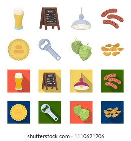 Bar, pub, restaurant, cafe .Pub set collection icons in cartoon,flat style vector symbol stock illustration web.
