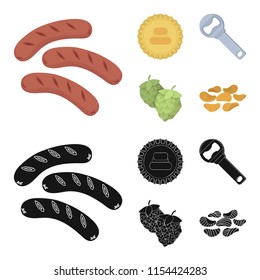 Bar, pub, restaurant, cafe .Pub set collection icons in cartoon,black style vector symbol stock illustration web.