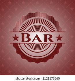 Bar red emblem