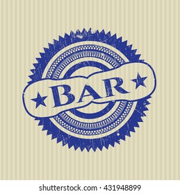 Bar rubber seal