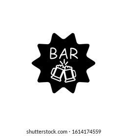 bar sign icon. Element of drinks icon for mobile concept and web apps. Thin line bar sign icon can be used for web and mobile. Premium icon on white background