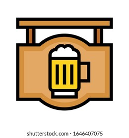 Bar sign icon, Saint patrick's day related vector illustration